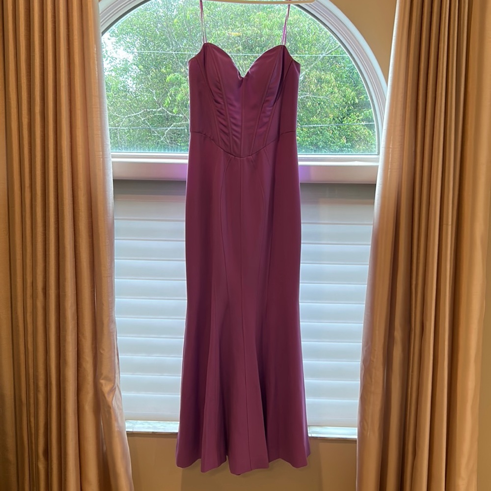 Mignon mermaid fit strapless gown